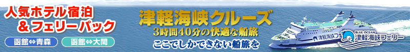 青森　北海道　フェリー　船旅　格安　パック