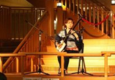 毎晩開催される三味線ライブ
