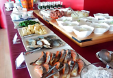 朝食バイキング