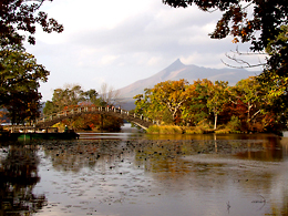 大沼国定公園　紅葉