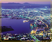函館の夜景 タクシー 観光